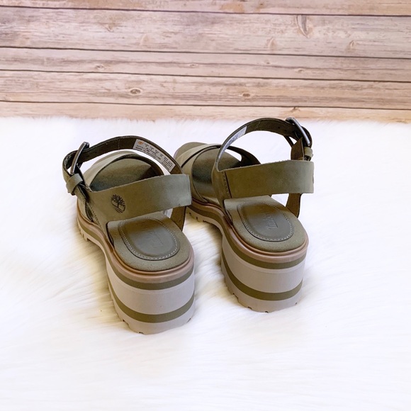 Timberland Violet Marsh X Band Olive Sandal - Picture 7 of 8